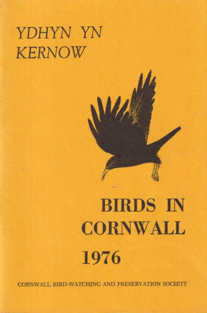 Birds in Cornwall 1976 W.J.A. Woodward (introduces)