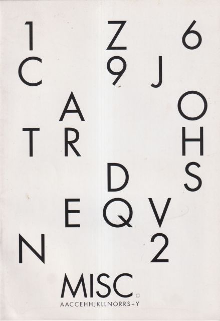AACCEHHJKLLNORRS+Y John Charles Clark