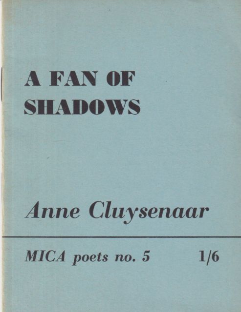 A Fan of Shadows Anne Cluysenaar