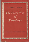 The Poet's Way of Knowledge Cecil Day Lewis