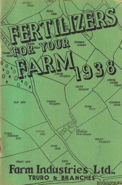 Fertilizers for Your Farm 1938 W. Borlase