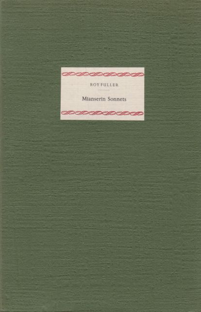 Mianserin Sonnets Roy Fuller