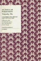 An Insular Possession Timothy Mo