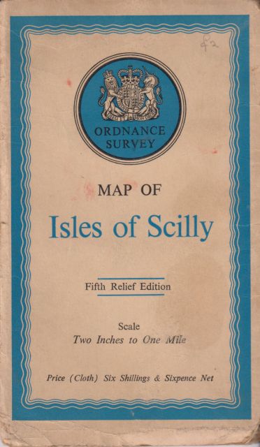 Ordnance Survey Fifth Relief Edition Isles of Scilly  Ordnance Survey